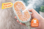 Savvy Tails™ Pet Steam Hair Brush