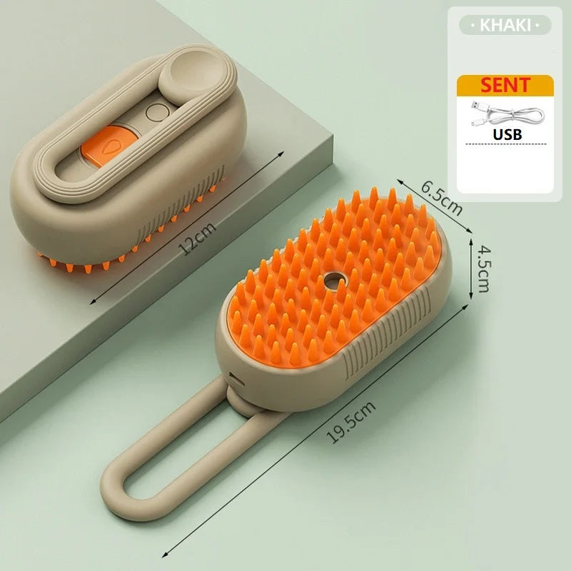 Savvy Tails™ Pet Steam Hair Brush