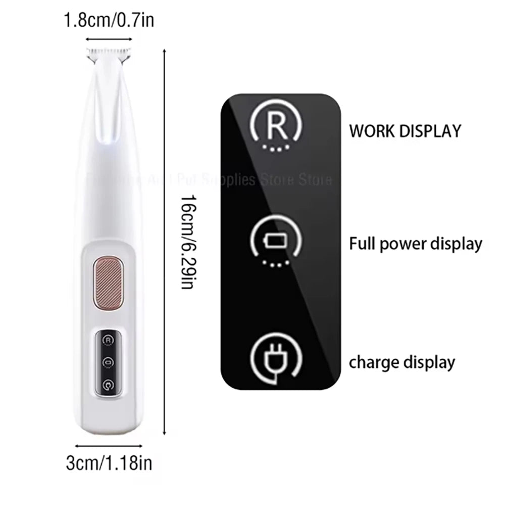 Savvy Tails™ Portable Pet Paw Trimmer with Led Light