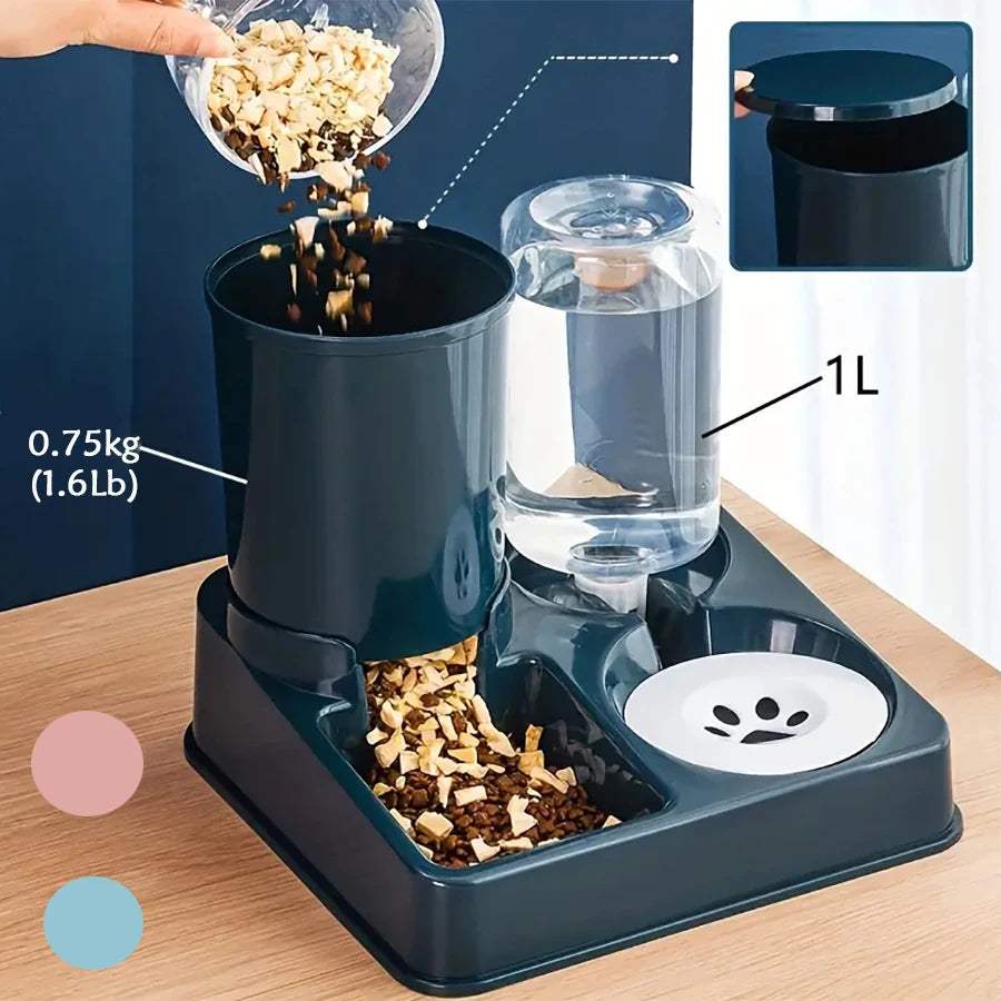 Savvy Tails™ AutoCare Pet Feeder & Water Station
