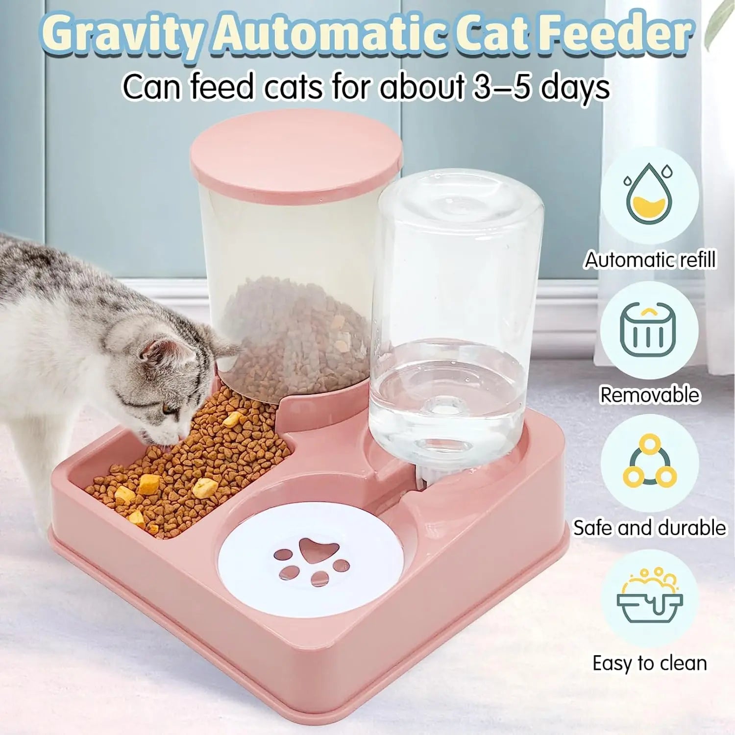 Savvy Tails™ AutoCare Pet Feeder & Water Station